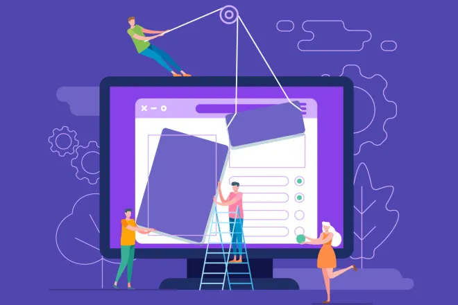 website redesign examples